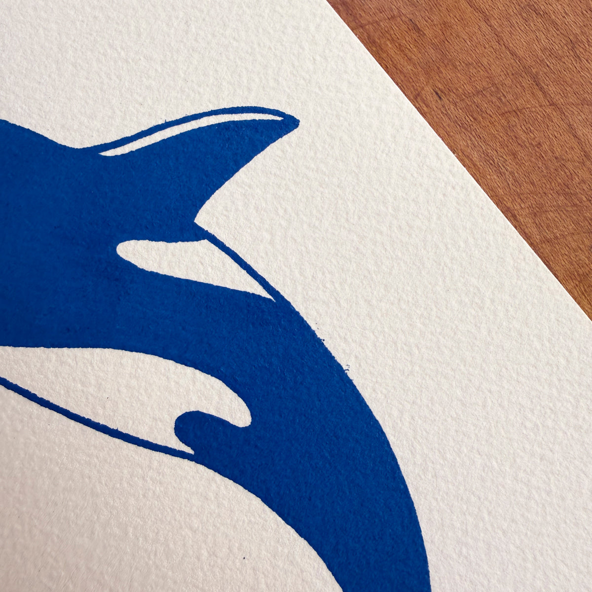 SOLD OUT. Willy 7x5in Original Paint Pen Drawing (Blue)