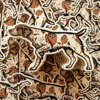 Brittany Brown Trout Glossy Sticker