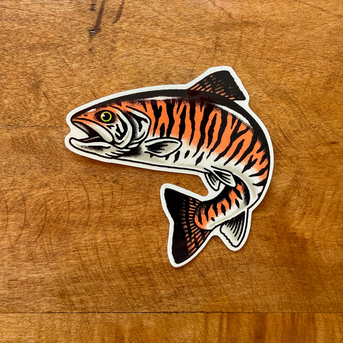 Rare Bengal Trout 3 Inch Glossy Vinyl Sticker
