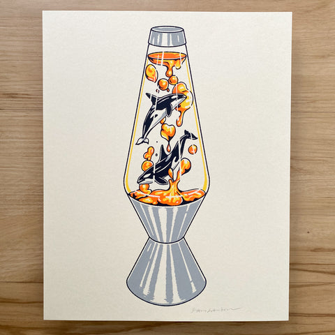 Rose Lava Lamp - Signed 8x10in Print #453