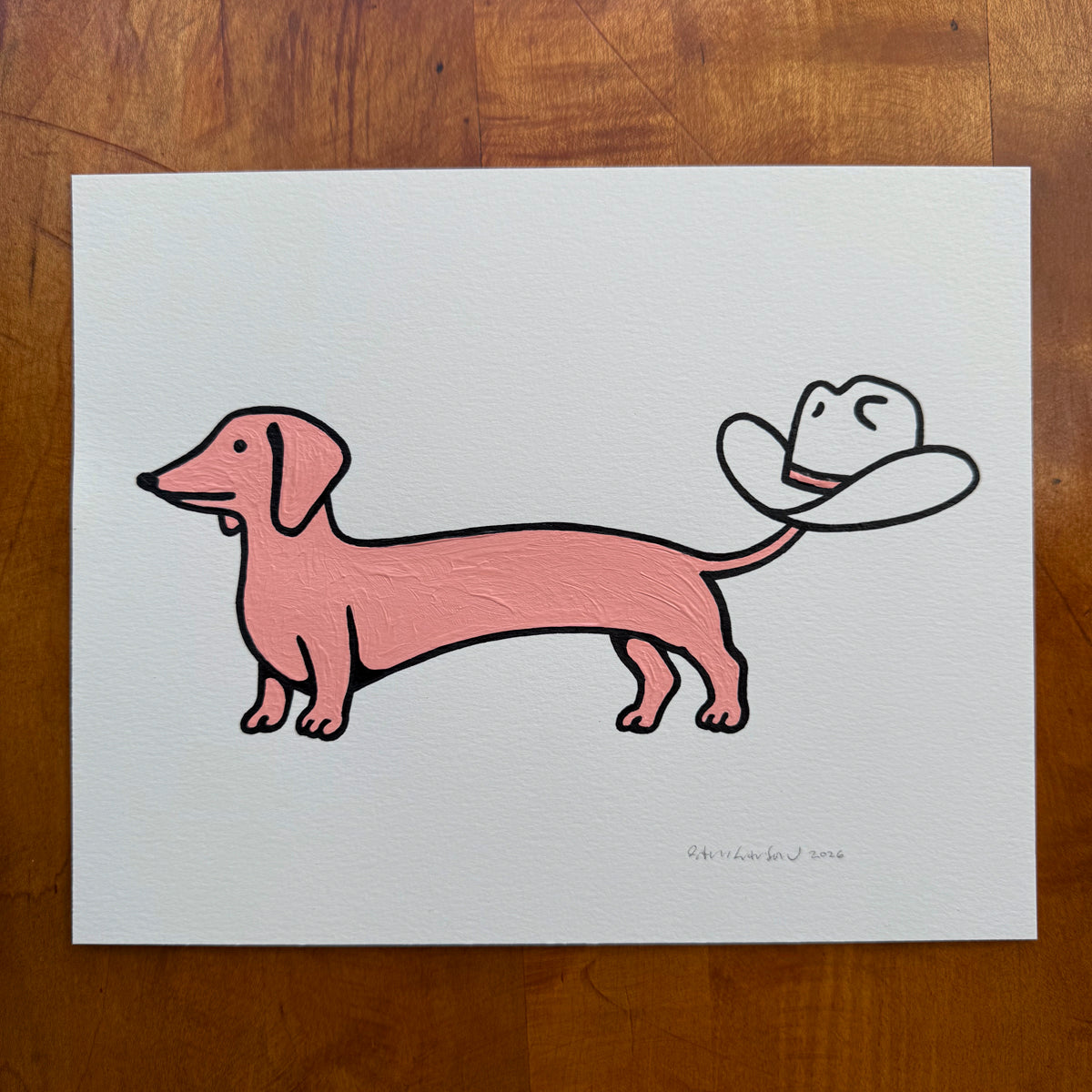 Hat Trick 10x8in Original Painting