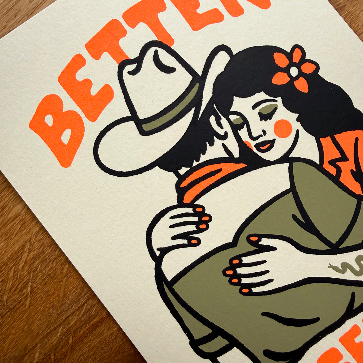 Better Together - Signed 5x7in Silkscreen Print