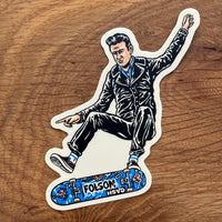 Skate Cash 4 Inch Matte Vinyl Sticker