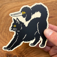 Rat Patrol Tail Curl 4 Inch Matte Vinyl Sticker