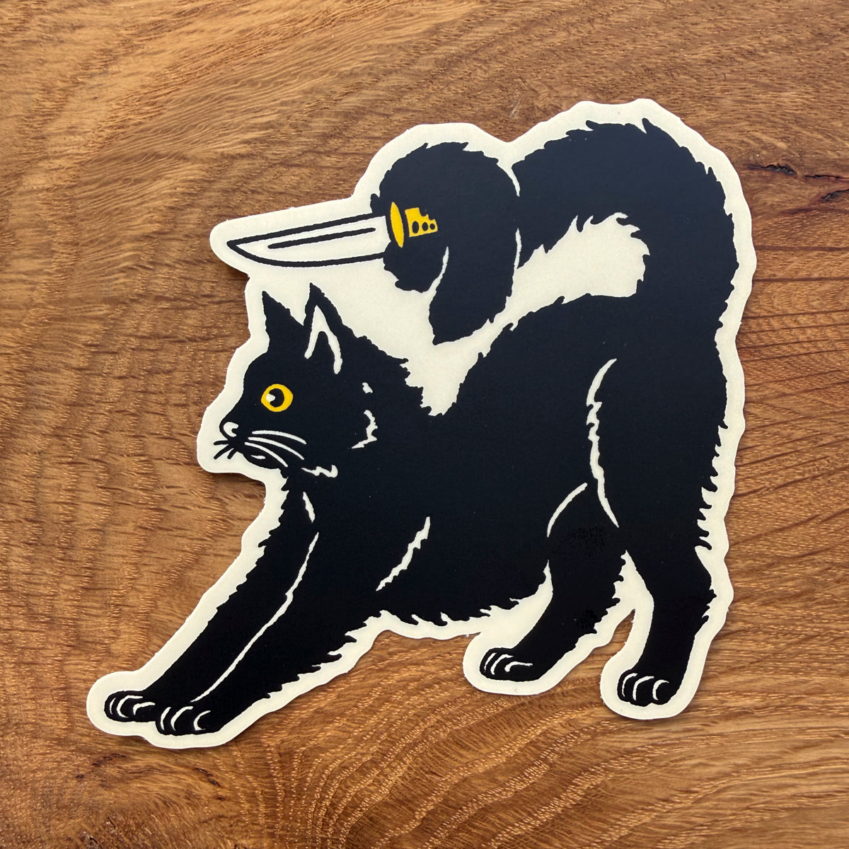 Rat Patrol Tail Curl 4 Inch Matte Vinyl Sticker