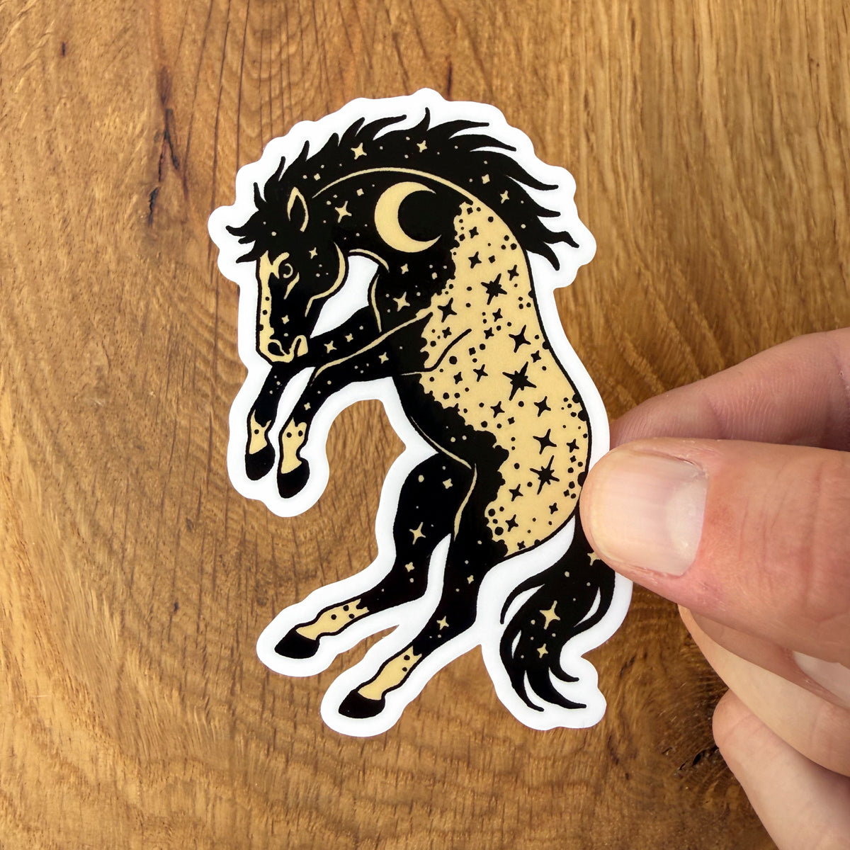 Midnight Buck 3 Inch Glossy Vinyl Sticker