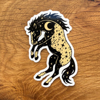 Midnight Buck 3 Inch Glossy Vinyl Sticker