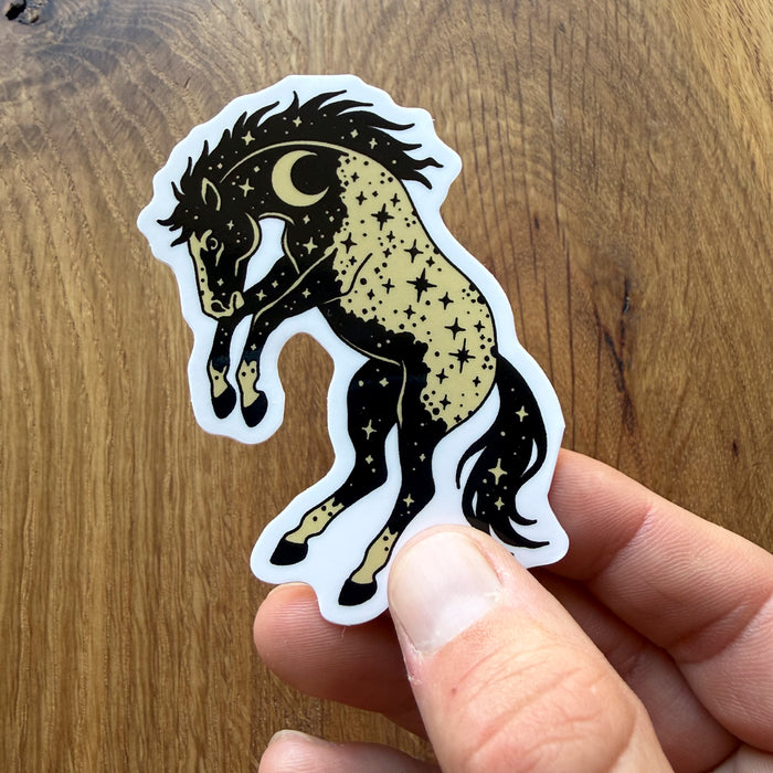 Midnight Buck 3 Inch Glossy Vinyl Sticker