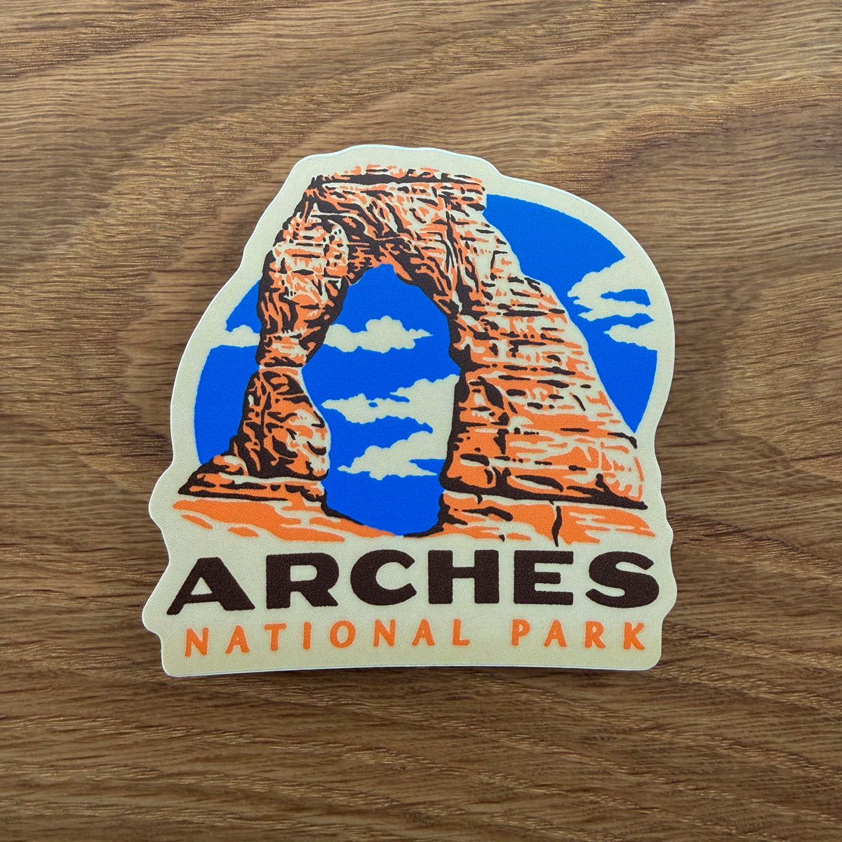 Arches National Park 3 Inch Matte Vinyl Sticker