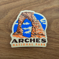 Arches National Park 3 Inch Matte Vinyl Sticker