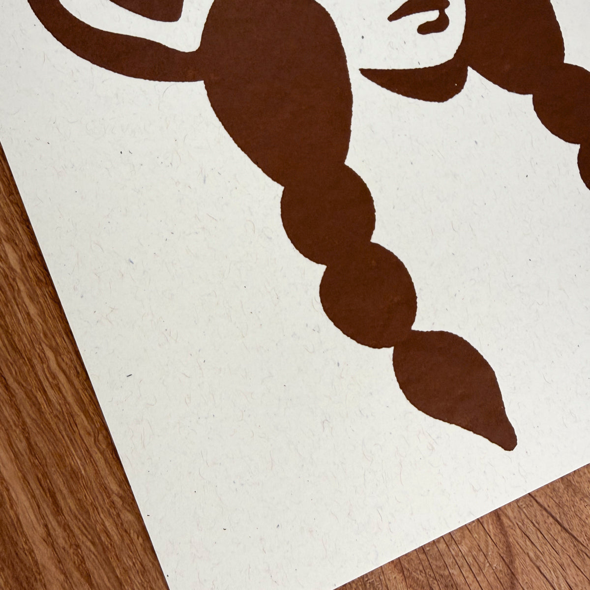 Lover Cowgirl - Signed 8x10in Silkscreen Print on Recycled Paper