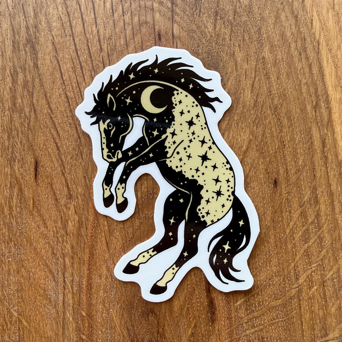Midnight Buck 3 Inch Glossy Vinyl Sticker