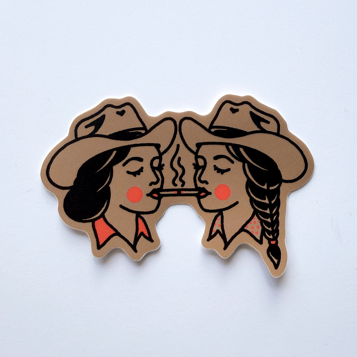 Share A Smoke 3 Inch Matte Vinyl Sticker