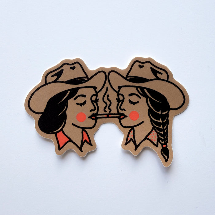 Share A Smoke 3 Inch Matte Vinyl Sticker