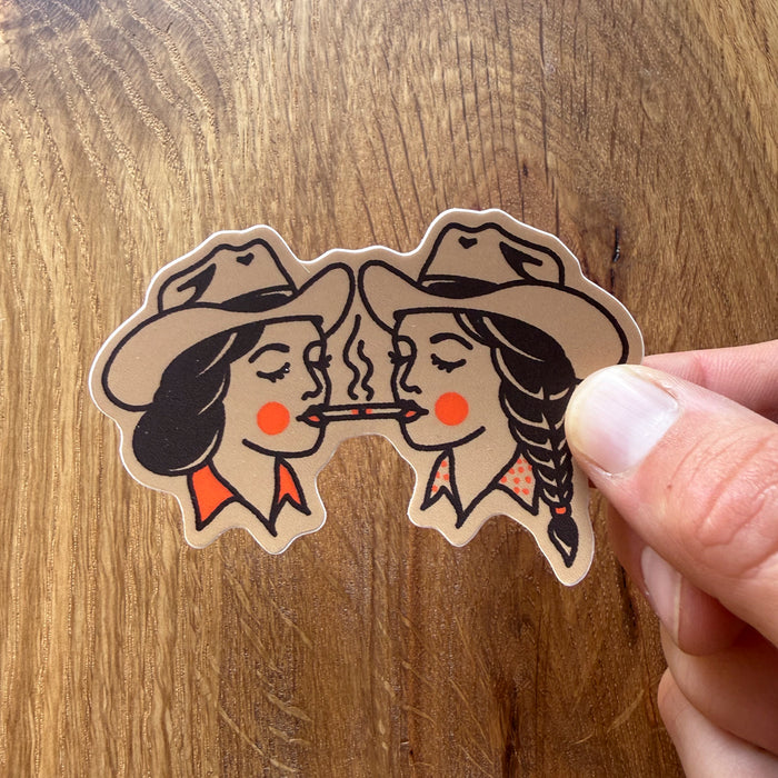 Share A Smoke 3 Inch Matte Vinyl Sticker