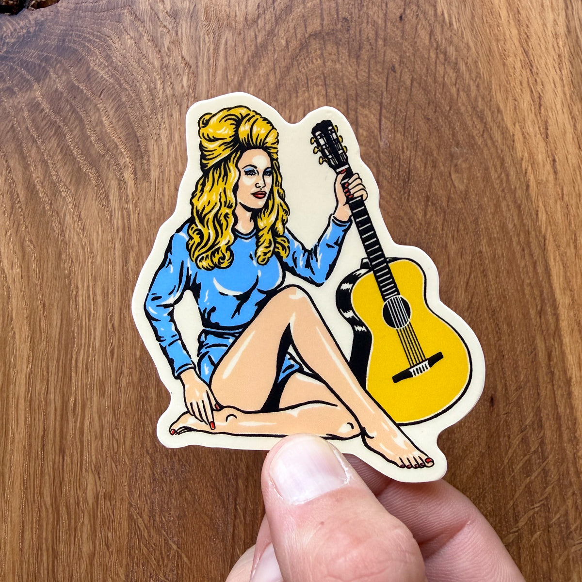 Dolly Pinup 3 Inch Matte Vinyl Sticker