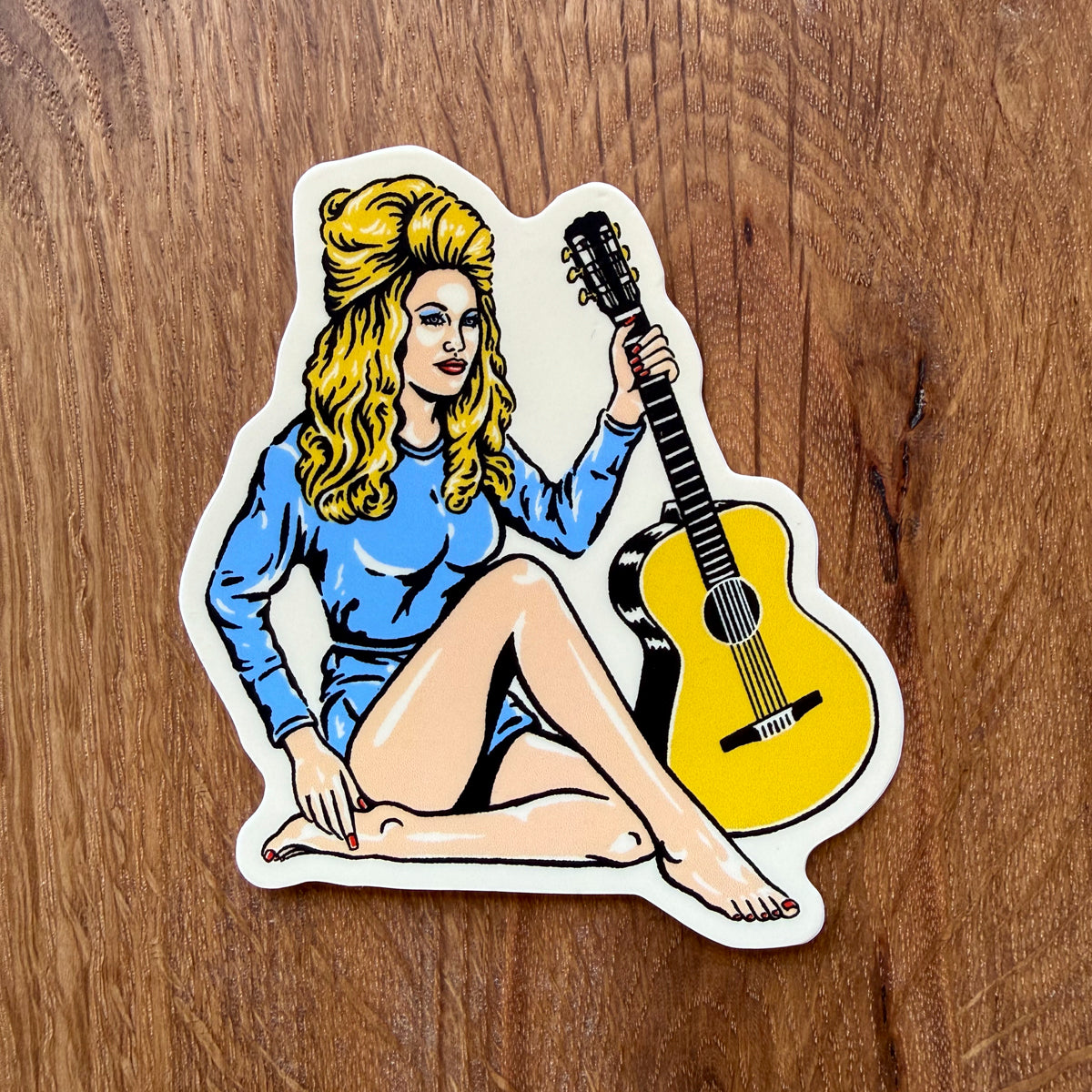 Dolly Pinup 3 Inch Matte Vinyl Sticker
