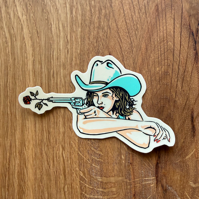 Shot of Love 3 Inch Matte Vinyl Sticker
