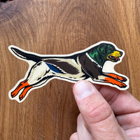 Labrador Mallard 4 Inch Matte Vinyl Sticker
