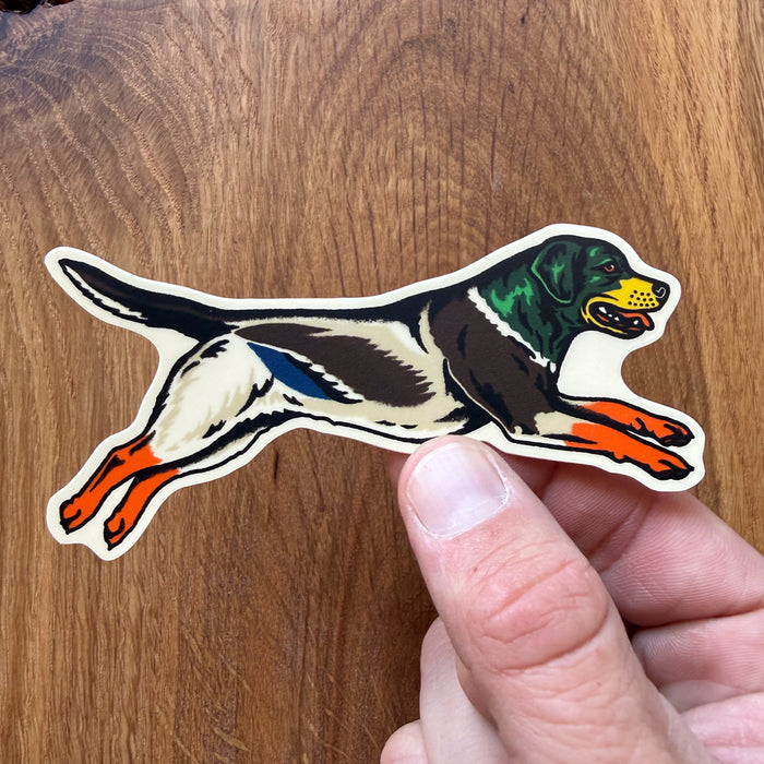 Labrador Mallard 4 Inch Matte Vinyl Sticker