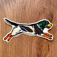 Labrador Mallard 4 Inch Matte Vinyl Sticker