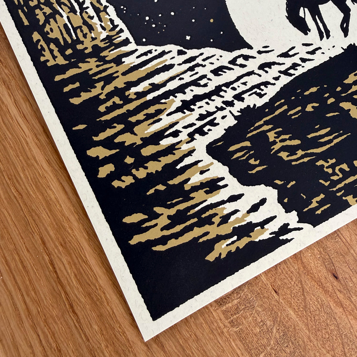 Cosmic Cowboy - Signed 10x8in Silkscreen Print on Recycled Paper