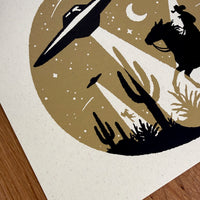 Invasion - Signed 10x8in Silkscreen Print on Recycled Paper