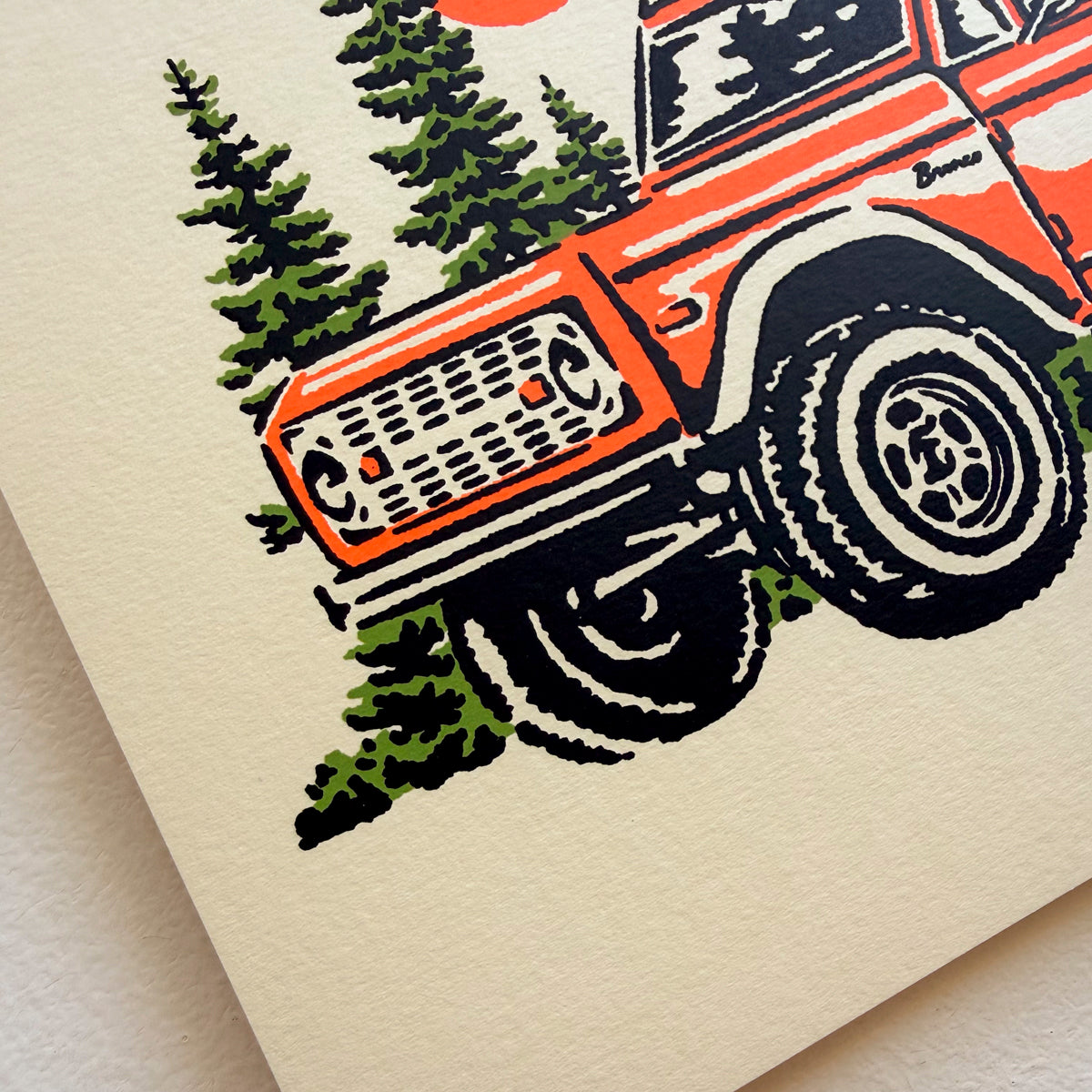 Bronco - Signed 10x8in Silkscreen Western Adventure Print