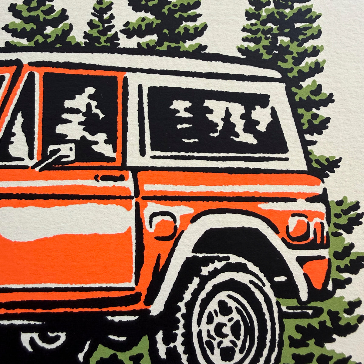 Bronco - Signed 10x8in Silkscreen Western Adventure Print