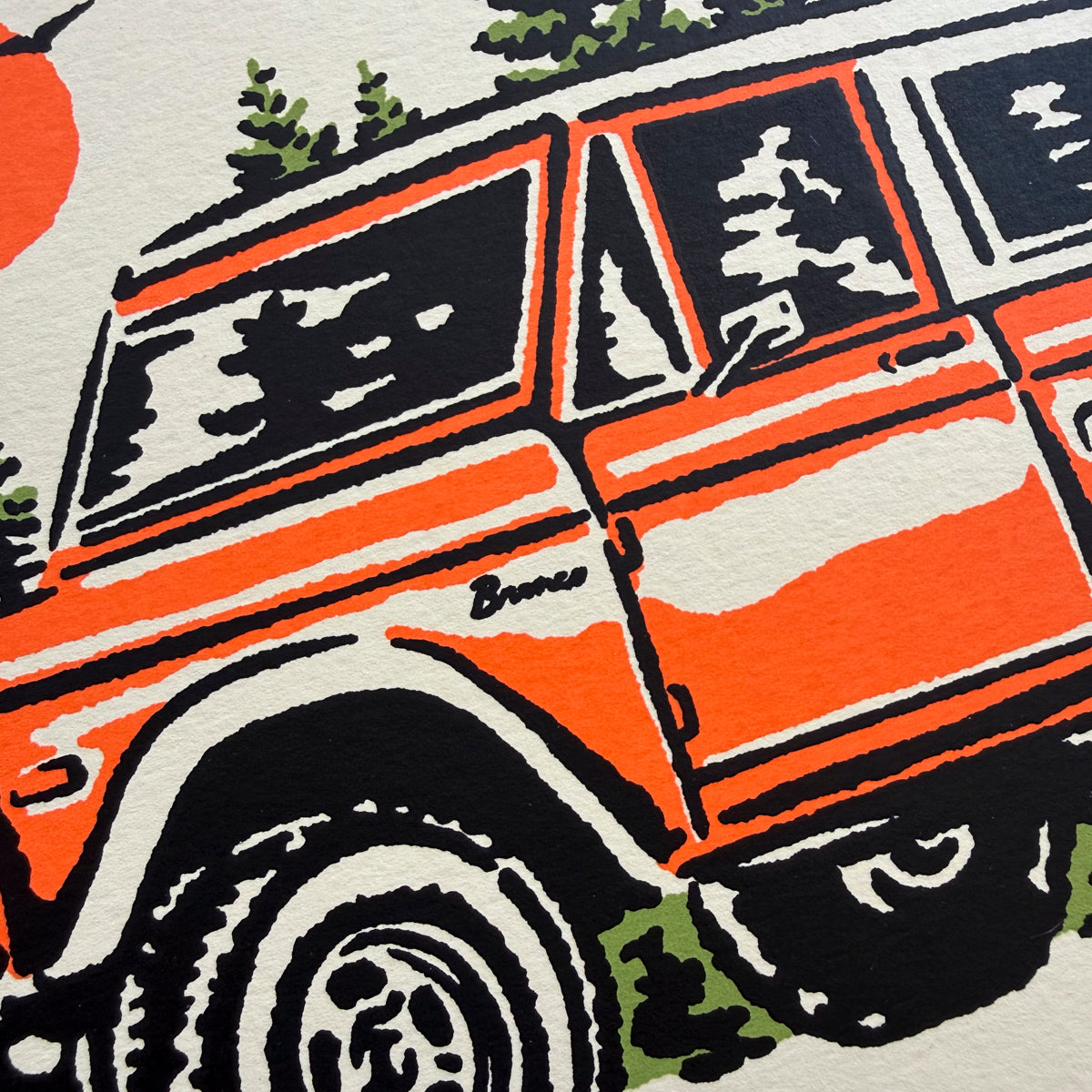 Bronco - Signed 10x8in Silkscreen Western Adventure Print
