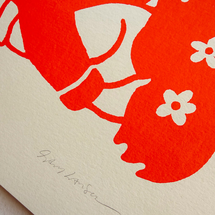 Everlasting Arms - Signed 8x10in Silkscreen Western Cowboy Print