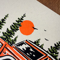 Bronco - Signed 10x8in Print #288
