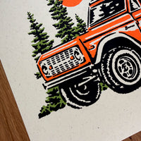 Bronco - Signed 10x8in Print #288