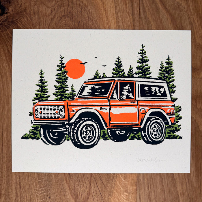 Bronco - Signed 10x8in Print #288
