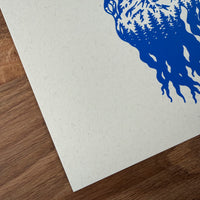 Mt Hood Cowgirl - Signed 8x10in Silkscreen Print on Recycled Paper
