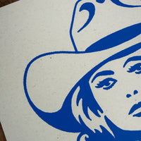 Double Vision - Signed 10x8in Silkscreen Print on Recycled Paper