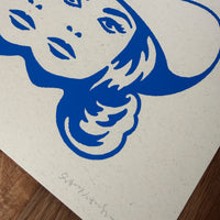 Double Vision - Signed 10x8in Silkscreen Print on Recycled Paper