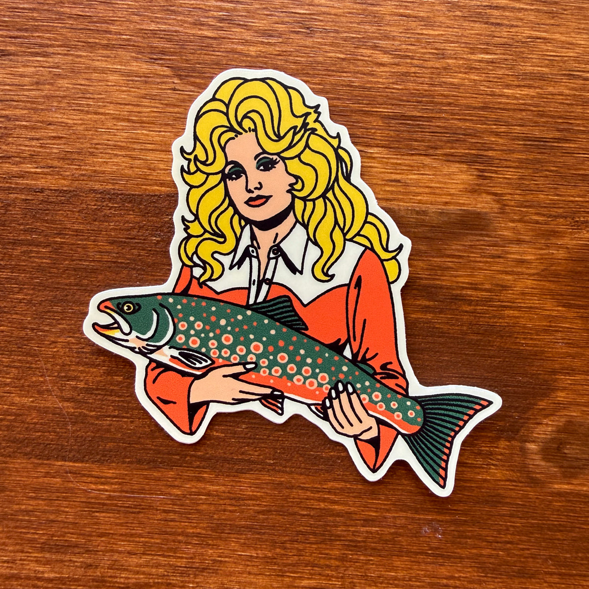 Dolly Holding Varden 3in Matte Vinyl Sticker