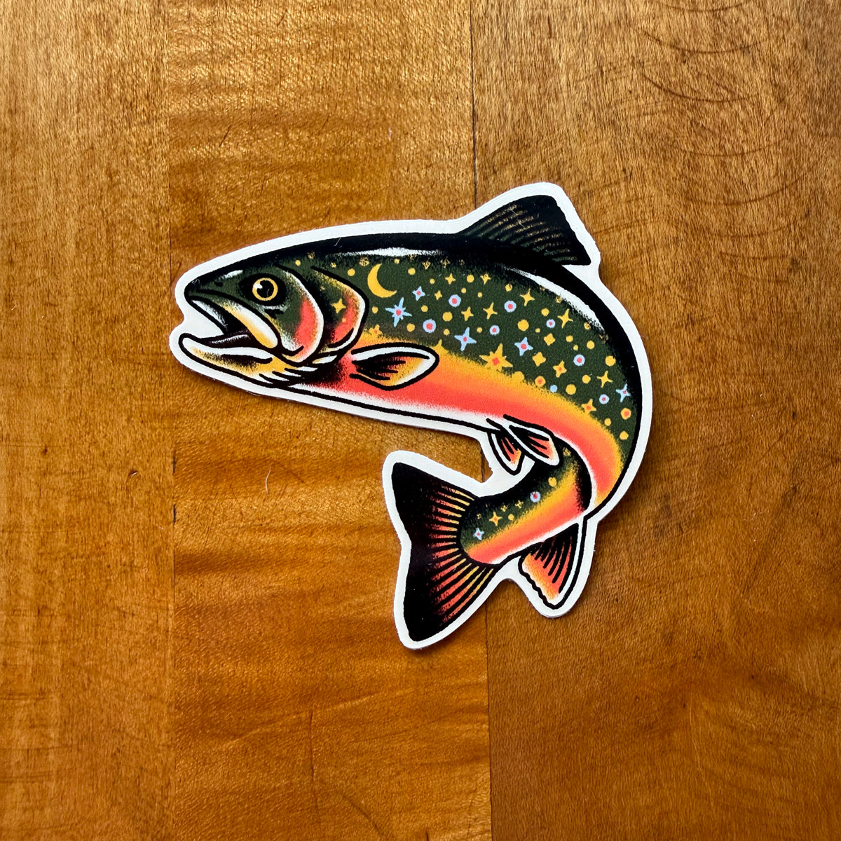 Rare Star Trout Glossy Sticker