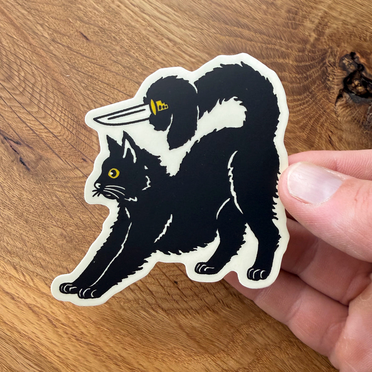 Rat Patrol Tail Curl 3 Inch Matte Vinyl Sticker