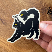 Rat Patrol Tail Curl 3 Inch Matte Vinyl Sticker