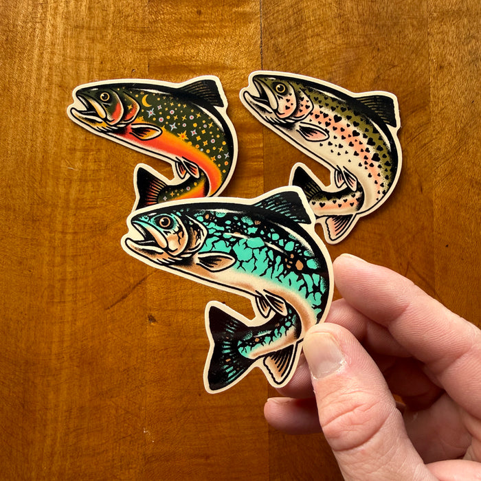 Rare Trout Stickers (3 Pack)
