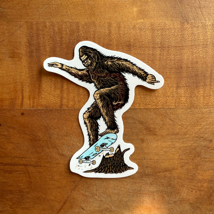Skatesquatch Glossy Sticker