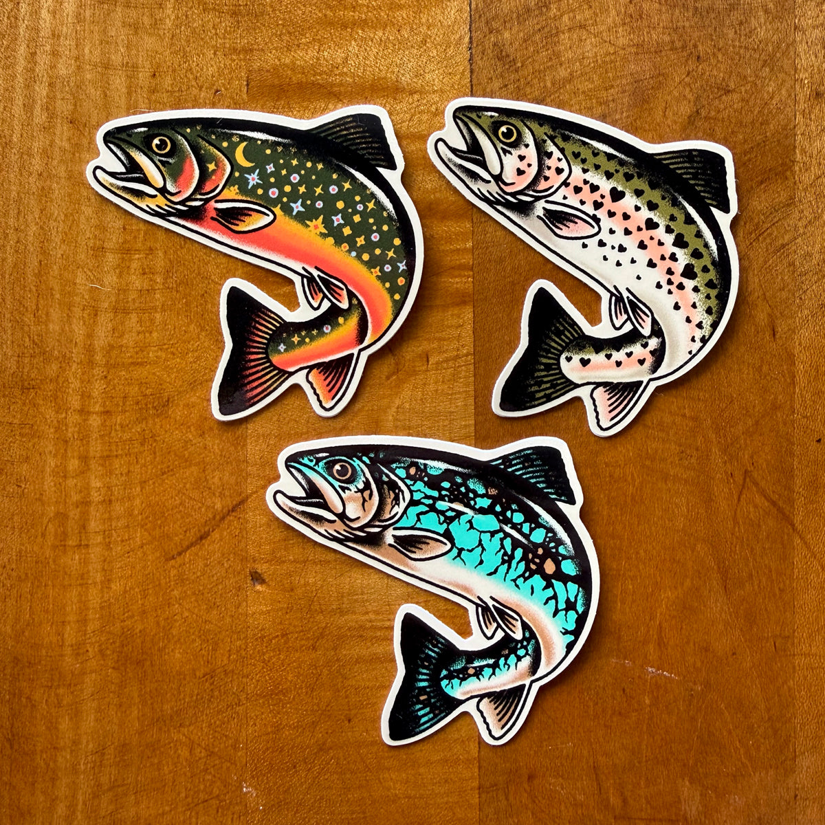 Rare Trout Stickers (3 Pack)