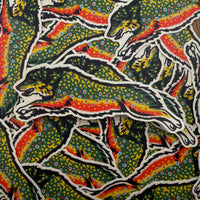Aussie Brook Trout 4 Inch Matte Vinyl Sticker