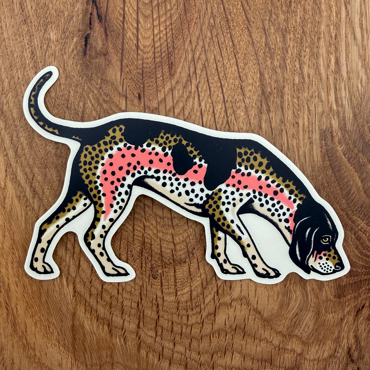 Bluetick Rainbow Trout 4 Inch Matte Vinyl Sticker