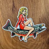 Dolly Varden 4 Inch Matte Vinyl Sticker