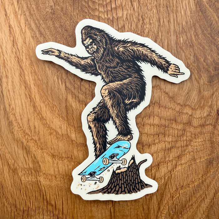 Skatesquatch 4 Inch Matte Vinyl Sticker