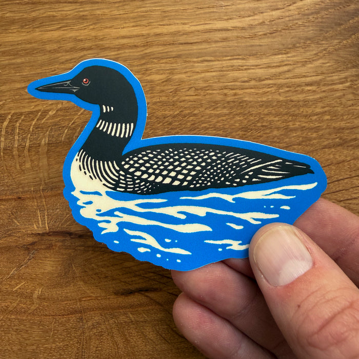 Minnesota Loon - 3 Inch Matte Vinyl Sticker