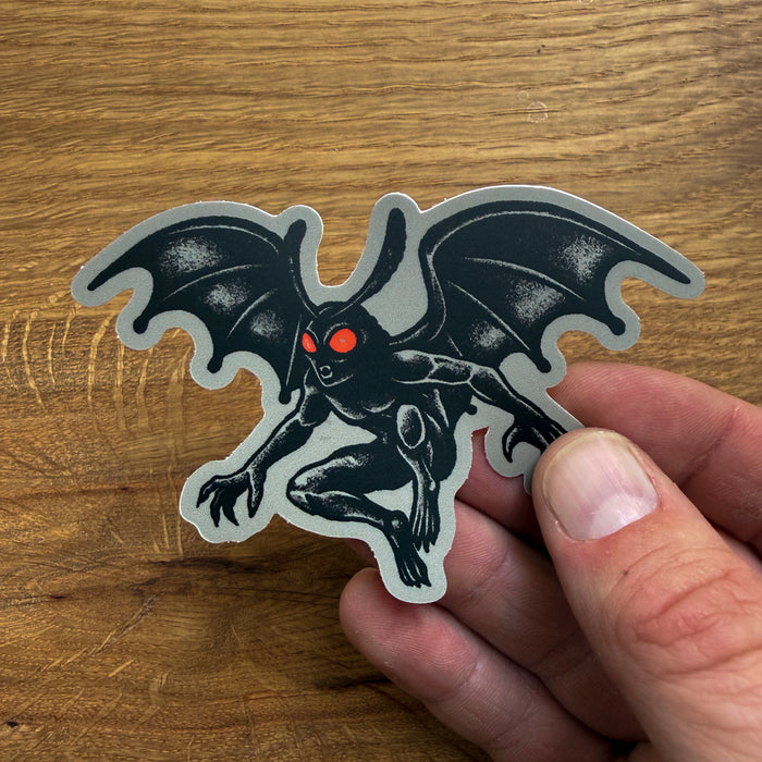 Mothman #1 - 3 Inch Matte Vinyl Paranormal Sticker